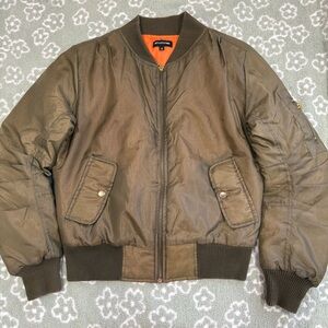 Olive Bomber Jacket